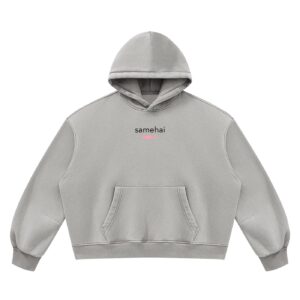 Unisex Vintage Wash Boxy Fleece Hoodie